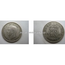 6 Pence 1942 Anglie - Six Pence Georgius VI.